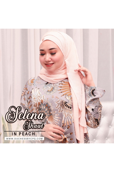 SELENA SHAWL - PEACH